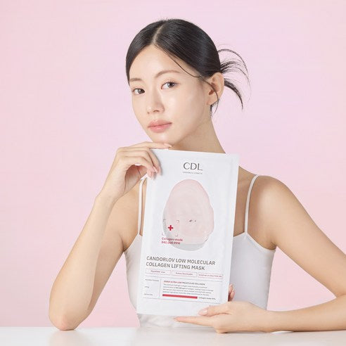 CDL Candorlov Ultra-Low Molecular CollagenMode Lifting Mask 5 EA [US, Japan, Germany, India, UK, Uae, France, Italy, Brazil, Canada, Russia, South Africa, Australia, Kuwait, Mexico, Indonesia, Netherlands, Saudi Arabia, UKRAIN, Finland, POLAND, Singapore, Malaysia ]