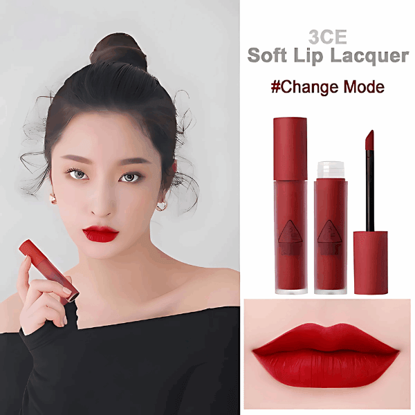 3CE SOFT LIP LACQUER 6g #CHANGE MODE