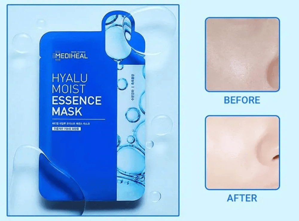 MEDIHEAL HYALU MOIST ESSENCE MASK SHEET 20ml X 15pcs (Copy) - KimYoung K-beauty Shop