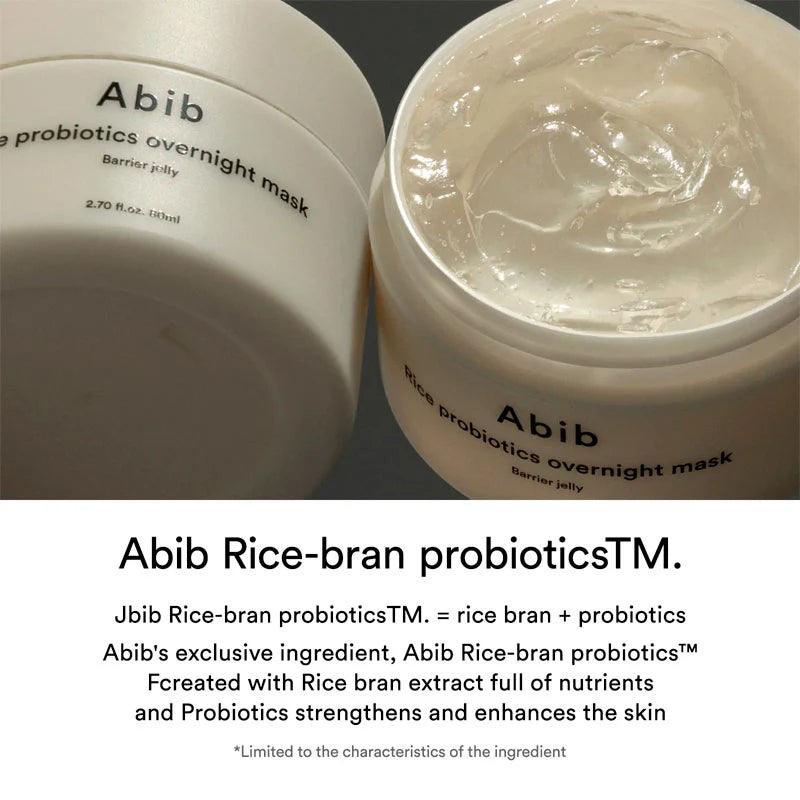 Abib Rice probiotics overnight mask Barrier jelly 80ml