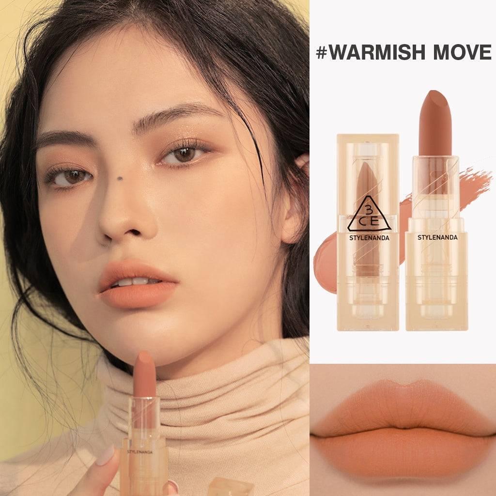 3CE Soft Matte Lipstick 3.5g #WARMISH MOVE