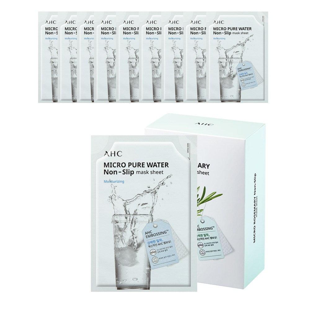 AHC Micro Pure Water Non-Slip Mask Sheet SET 33ml X 10ea