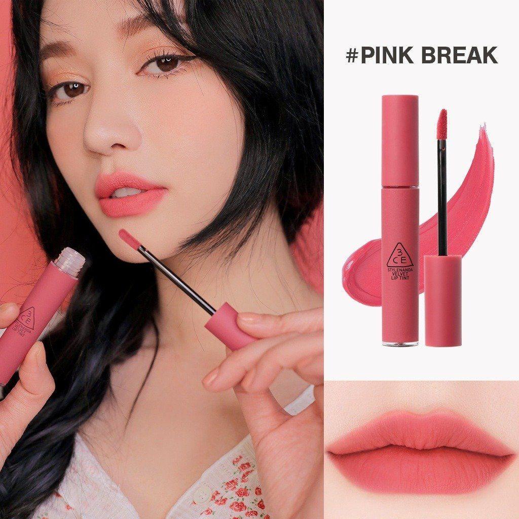 3CE Velvet Lip Tint 4g #PINK BREAK