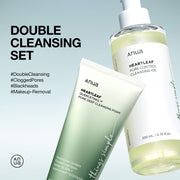 Anua Heartleaf Double Cleansing Duo Foam 150ml + Cleansing Oil 200ml Set [US, Japan, Germany, India, UK, Uae, France, Italy, Brazil, Canada, Russia, South Africa, Australia, Kuwait, Mexico, Indonesia, Netherlands, Saudi Arabia, UKRAIN, Finland, POLAND, Singapore, Malaysia ]