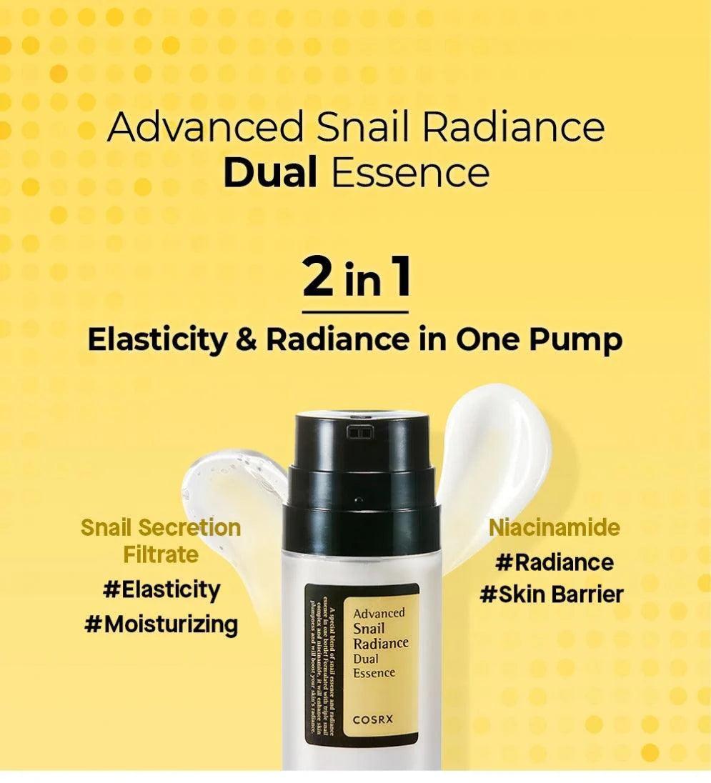 COSRX Advanced Snail Radiance Dual Essence 80ml