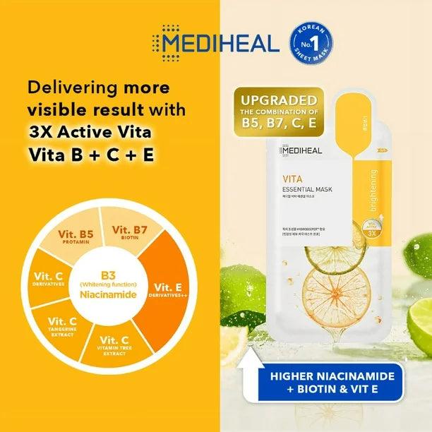 MEDIHEAL Vita Essential Mask Sheet 10P (Copy) - KimYoung K-beauty Shop