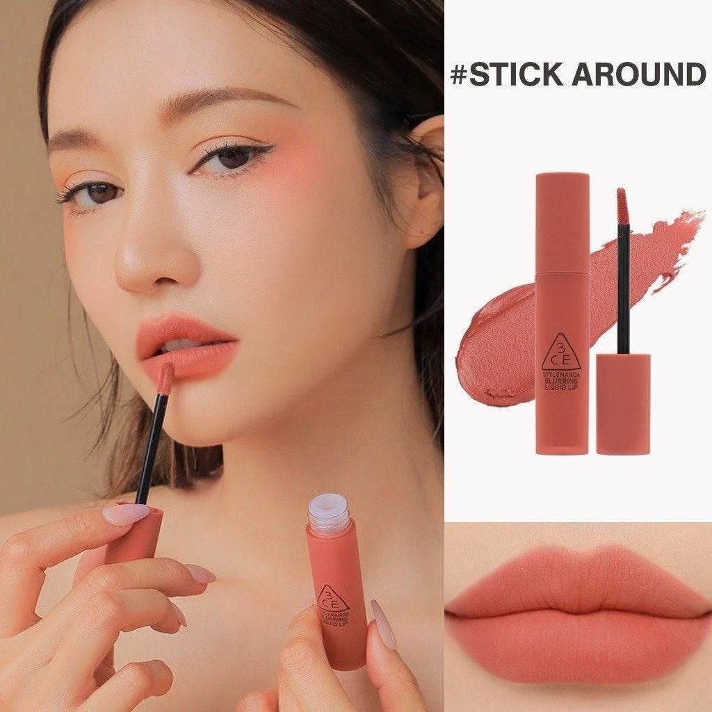 3CE Blurring Liquid Lip 5.5g (10 Colors)