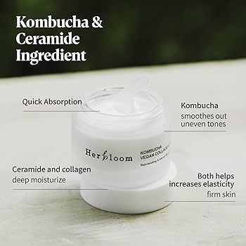 Herbloom - Kombucha Vegan Collagen Cream Moisturizer Cream Herbloom