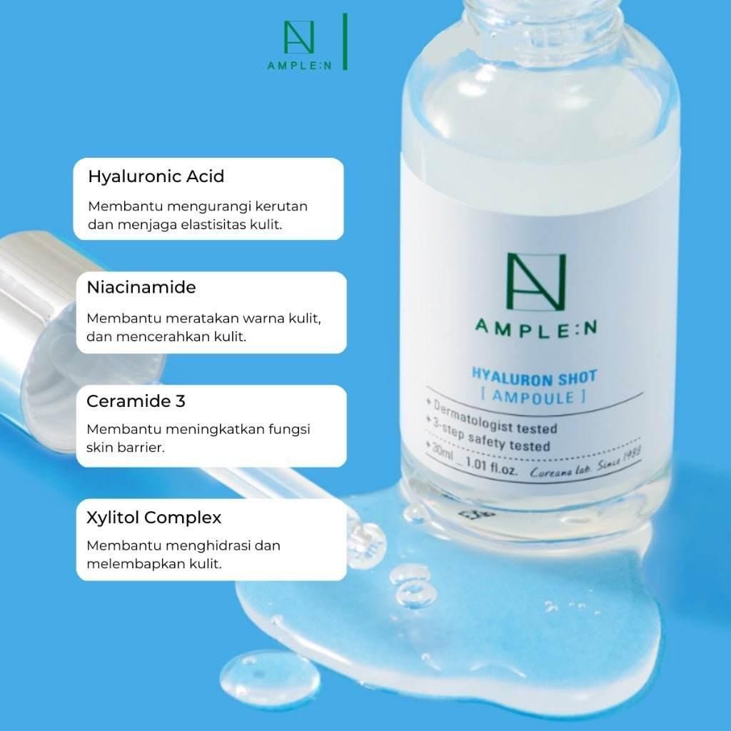 AMPLE:N Hyaluron Shot Hydration Ampoule 30ml - KimYoung K-beauty Shop