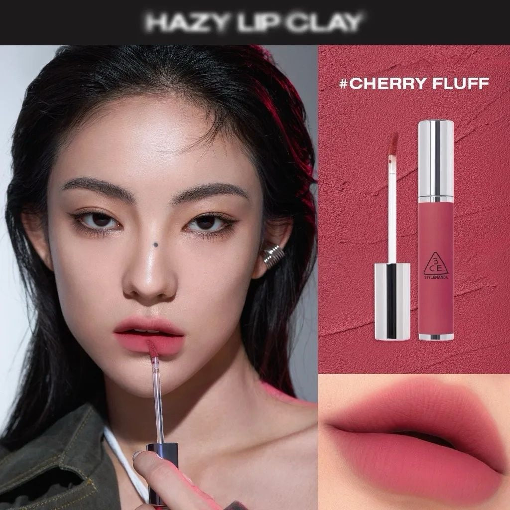 3CE Hazy Lip Clay 4g (12 Colors)