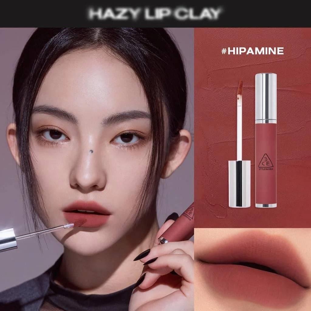 3CE Hazy Lip Clay 4g (12 Colors)