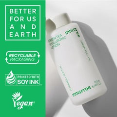 innisfree Green Tea Hyaluronic Lotion 170ml [US, Japan, Germany, India, UK, Uae, France, Italy, Brazil, Canada, Russia, South Africa, Australia, Kuwait, Mexico, Indonesia, Netherlands, Saudi Arabia, UKRAIN, Finland, POLAND, Singapore, Malaysia ]