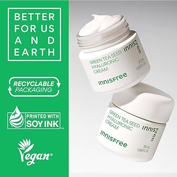 innisfree Green Tea Seed Hyaluronic Cream 50ml [US, Japan, Germany, India, UK, Uae, France, Italy, Brazil, Canada, Russia, South Africa, Australia, Kuwait, Mexico, Indonesia, Netherlands, Saudi Arabia, UKRAIN, Finland, POLAND, Singapore, Malaysia ]