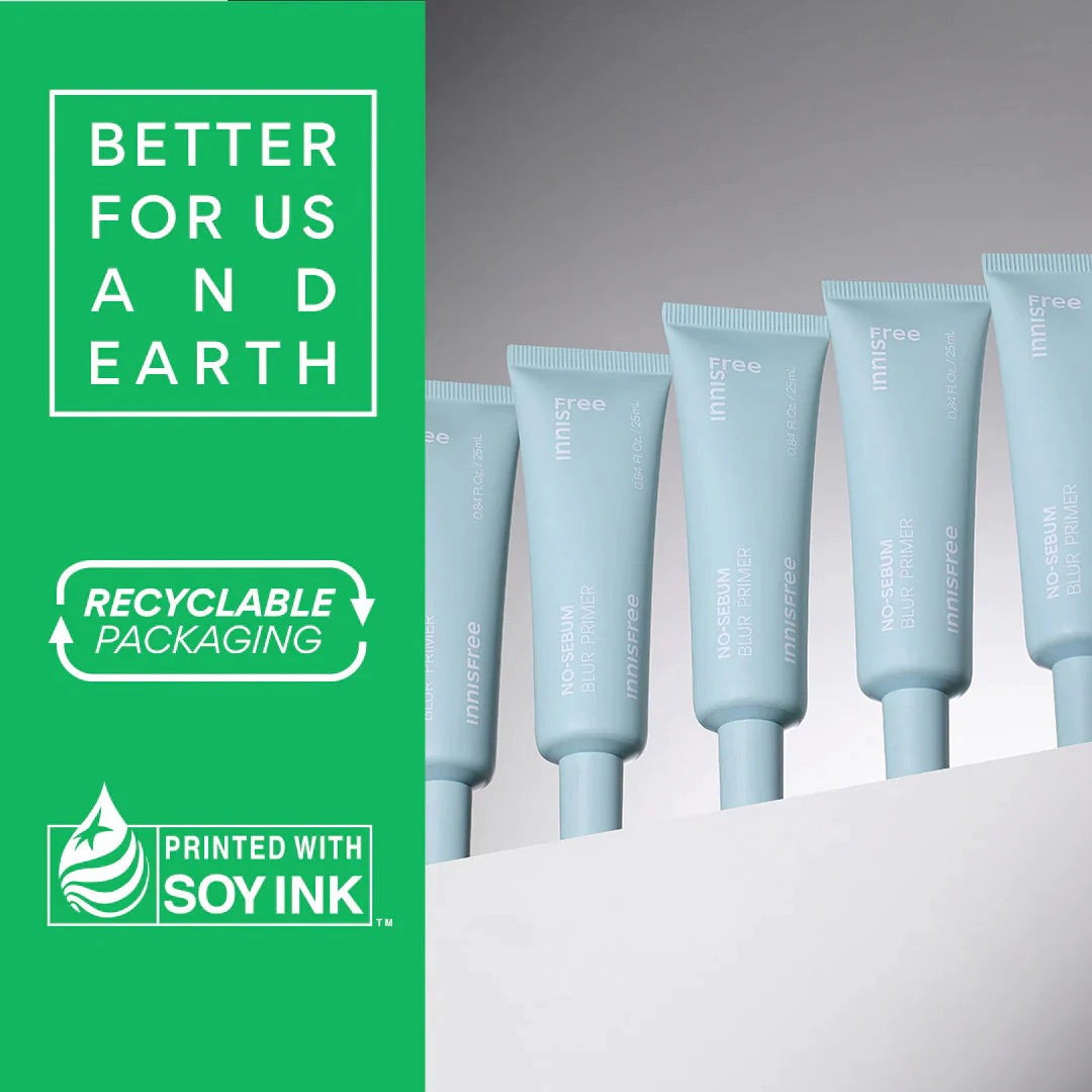 innisfree No Sebum Blur Primer 25ml [US, Japan, Germany, India, UK, Uae, France, Italy, Brazil, Canada, Russia, South Africa, Australia, Kuwait, Mexico, Indonesia, Netherlands, Saudi Arabia, UKRAIN, Finland, POLAND, Singapore, Malaysia ]