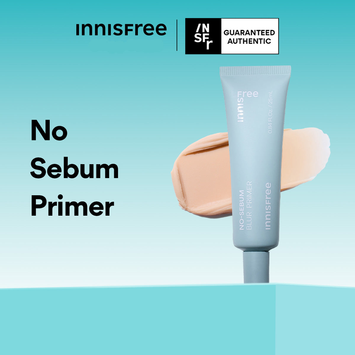 innisfree No Sebum Blur Primer 25ml [US, Japan, Germany, India, UK, Uae, France, Italy, Brazil, Canada, Russia, South Africa, Australia, Kuwait, Mexico, Indonesia, Netherlands, Saudi Arabia, UKRAIN, Finland, POLAND, Singapore, Malaysia ]