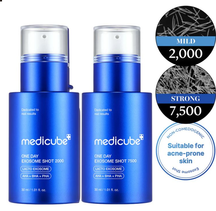 medicube Zero Exosome Shot 30ml (2000/7500) [US, Japan, Germany, India, UK, Uae, France, Italy, Brazil, Canada, Russia, South Africa, Australia, Kuwait, Mexico, Indonesia, Netherlands, Saudi Arabia, UKRAIN, Finland, POLAND, Singapore, Malaysia ]