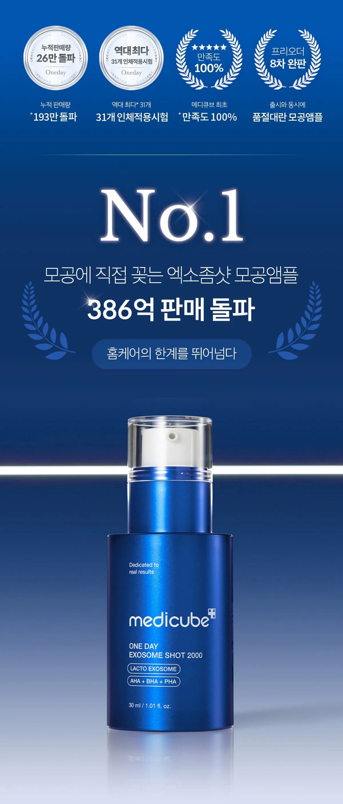 medicube Zero Exosome Shot 30ml (2000/7500) [US, Japan, Germany, India, UK, Uae, France, Italy, Brazil, Canada, Russia, South Africa, Australia, Kuwait, Mexico, Indonesia, Netherlands, Saudi Arabia, UKRAIN, Finland, POLAND, Singapore, Malaysia ]