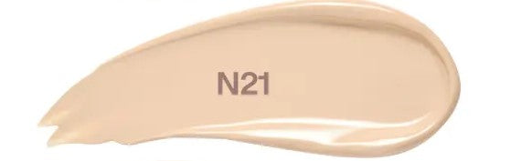 Beige cosmetic swatch with 'N21' label on a white background