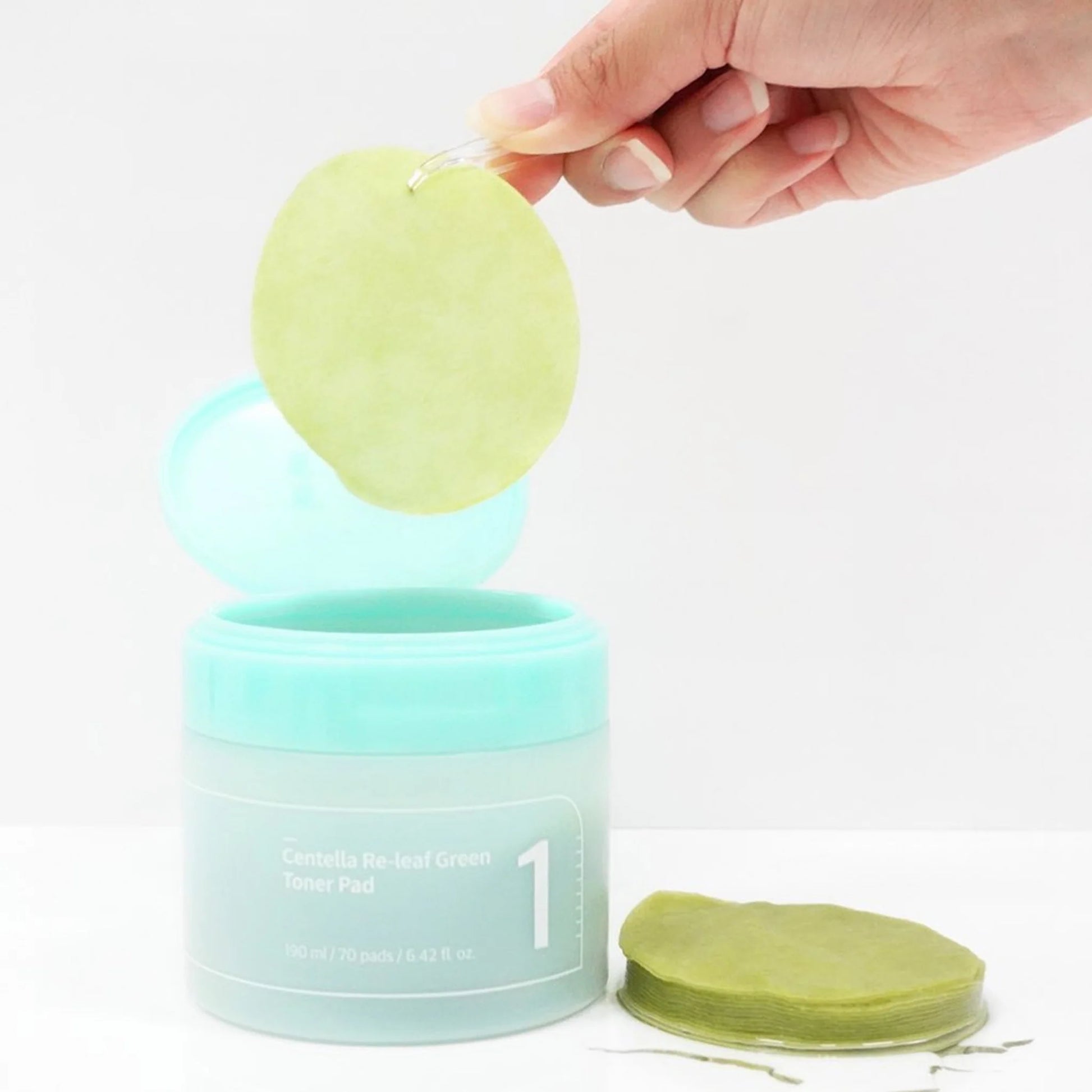 numbuzin No.1 Centella Re-leaf Green Toner Pad [US, Japan, Germany, India, UK, Uae, France, Italy, Brazil, Canada, Russia, South Africa, Australia, Kuwait, Mexico, Indonesia, Netherlands, Saudi Arabia, UKRAIN, Finland, POLAND, Singapore, Malaysia ]