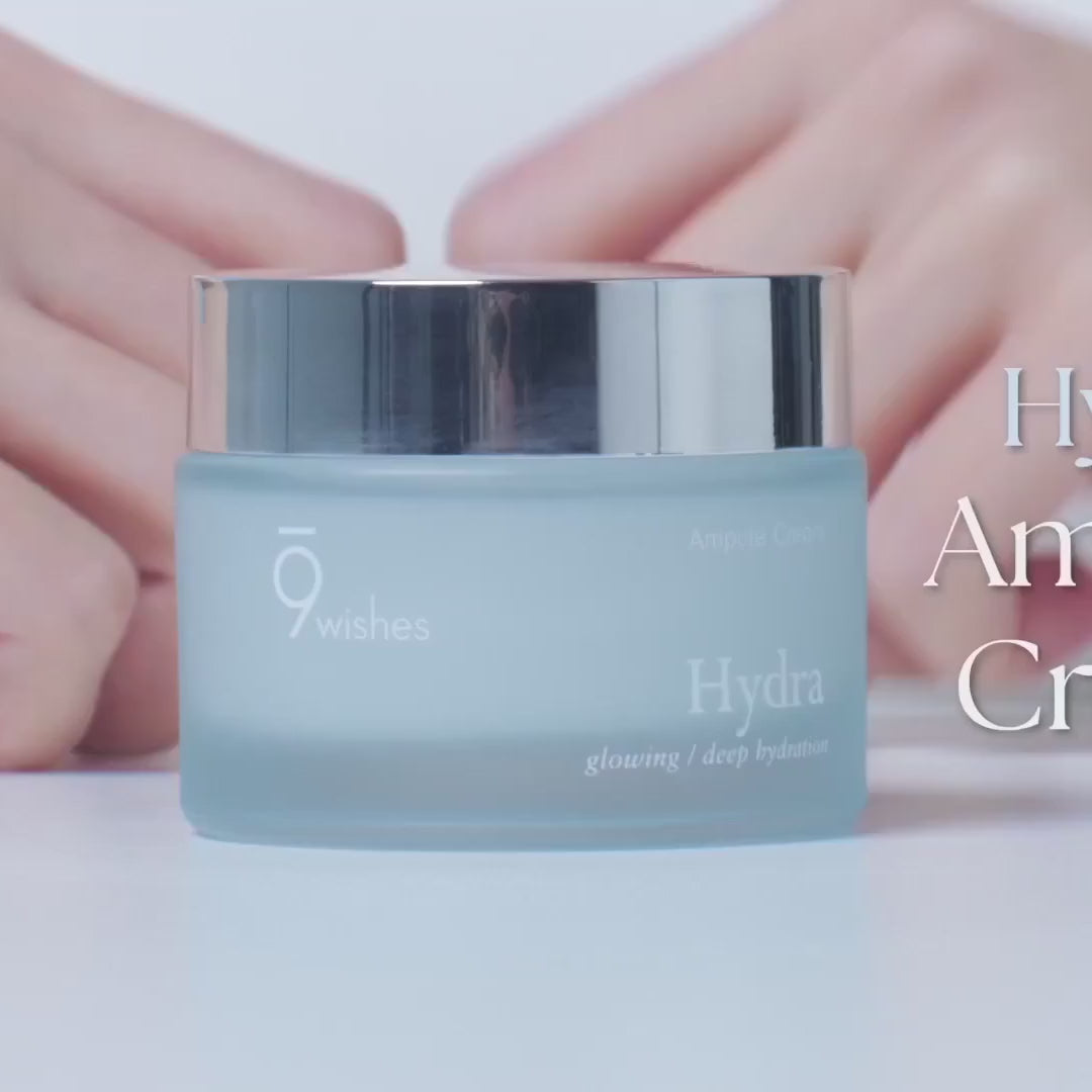 Load video: 9wishes Hydra Ampule Cream 50ml