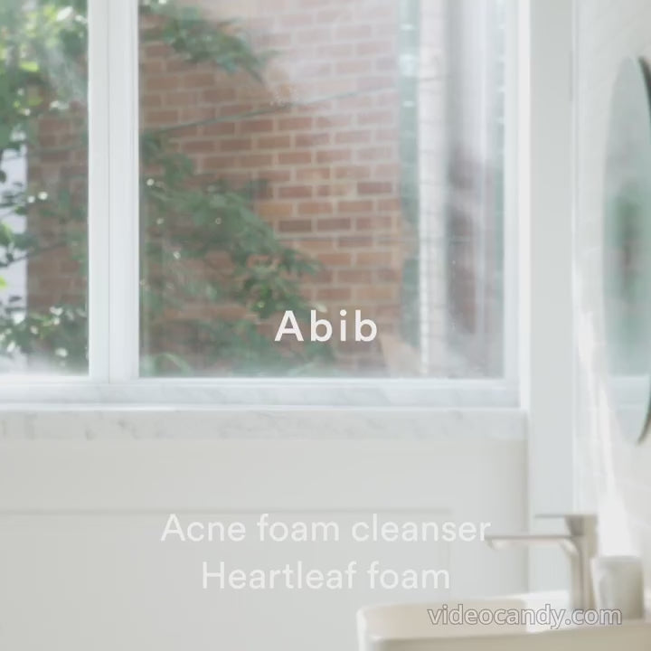 Load video: Abib Acne foam cleanser Heartleaf foam 150ml