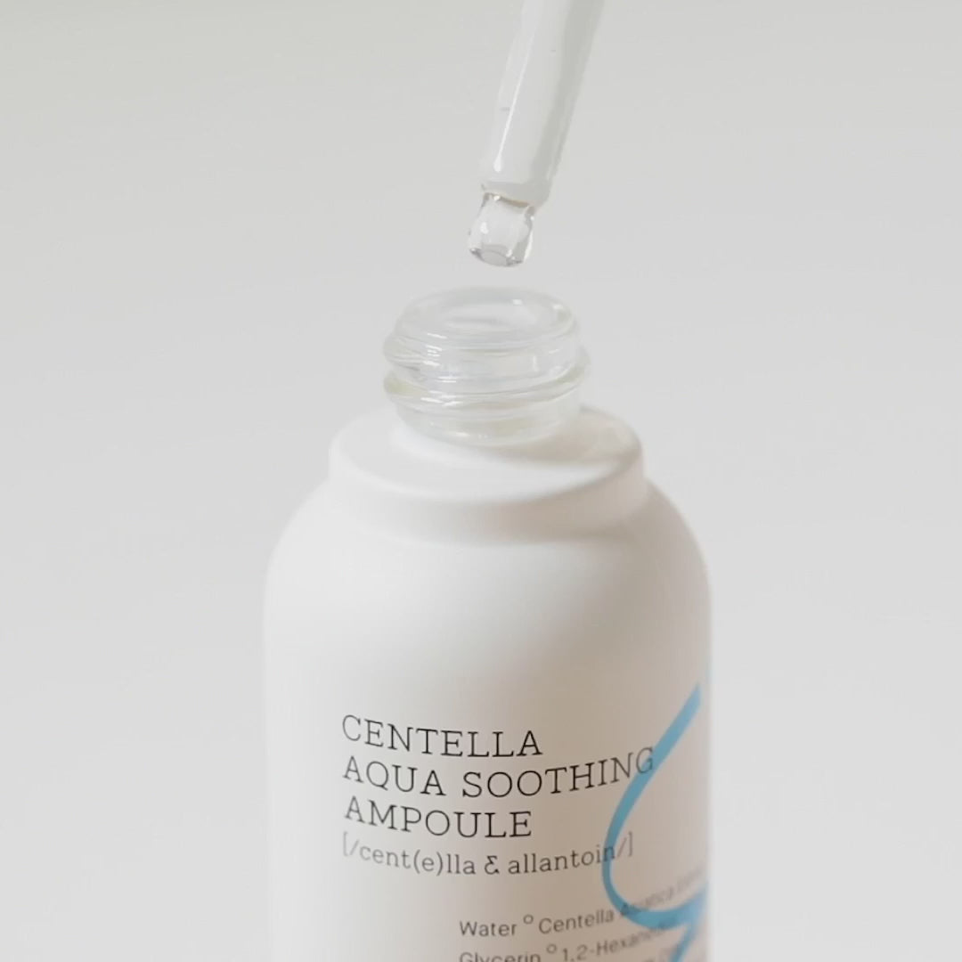 Φόρτωση βίντεο: COSRX Hydrium Centella Aqua Soothing Ampoule 40ml