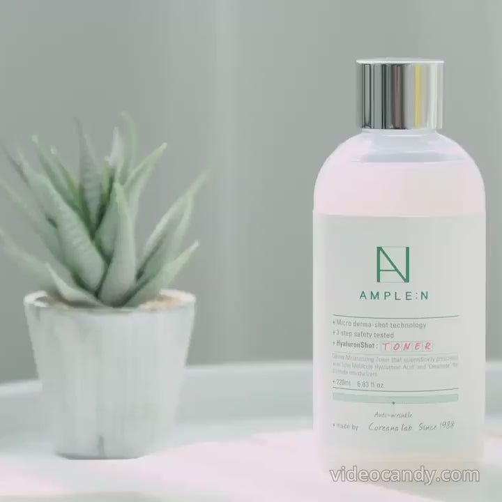 Cargar vídeo: AMPLE:N Hyaluron Shot Toner 220ml