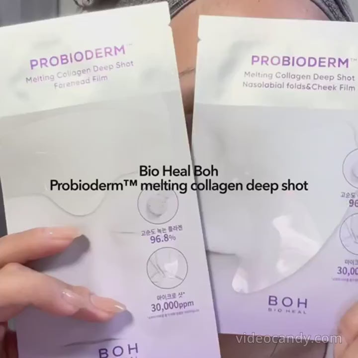 Cargar vídeo: BIOHEAL BOH - PROBIODERM Melting Collagen Deep Shot Forehead Film 10ea