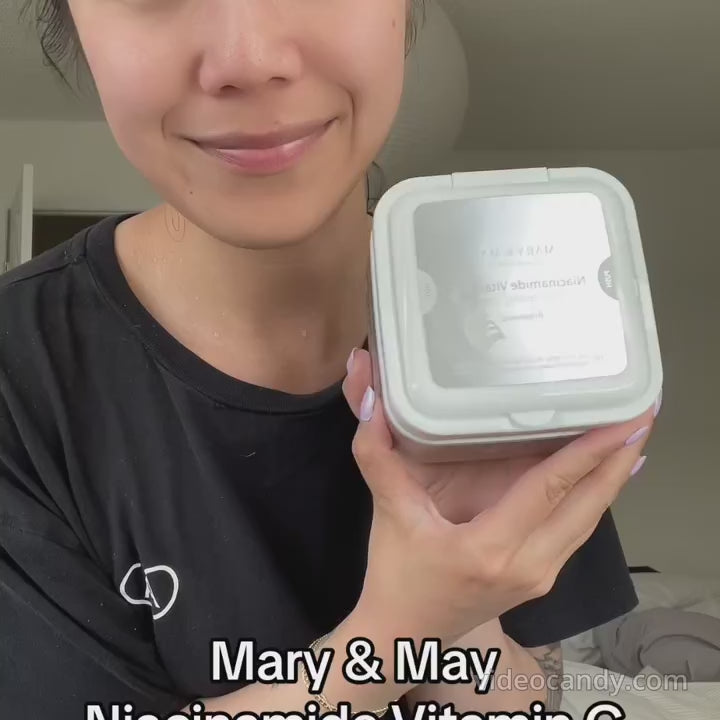 Načíst video: [MARY &amp; MAY] Niacinamide Vitamin C Brightening Sheets 30 Sheets