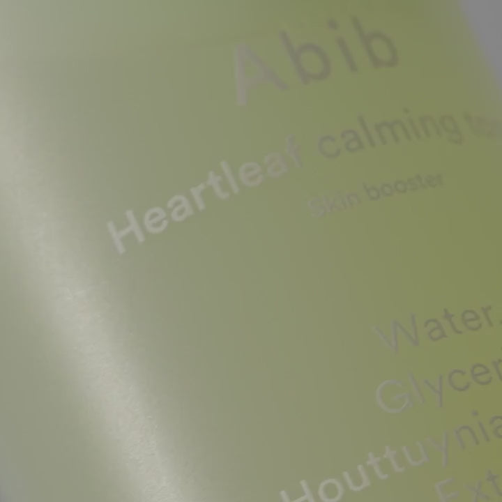 Cargar vídeo: Abib Heartleaf calming toner Skin booster 200ml