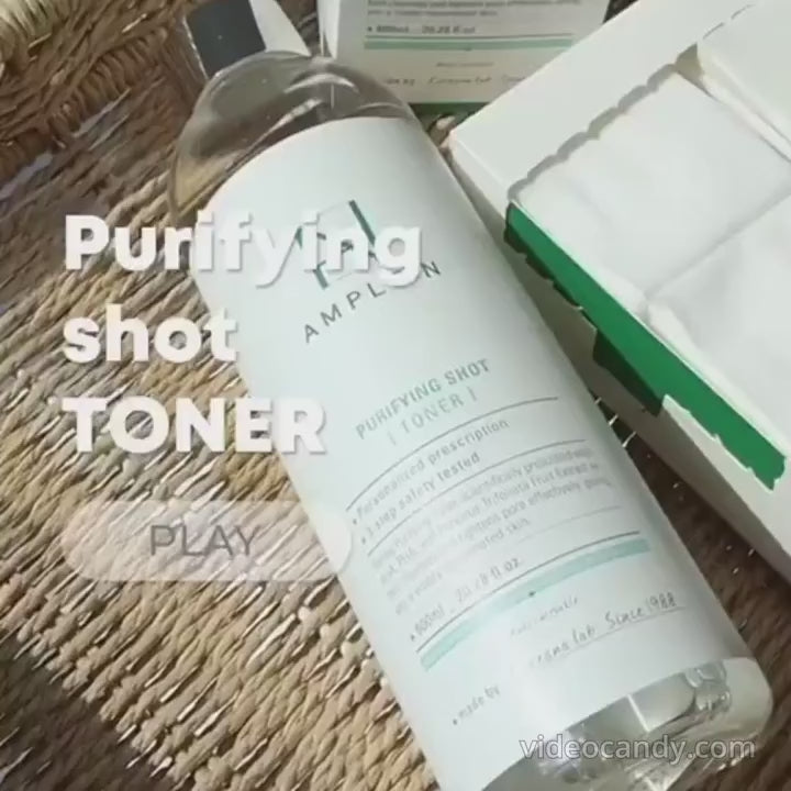 Ladda video: AMPLE:N Purifying Toner Jumbo 600ml