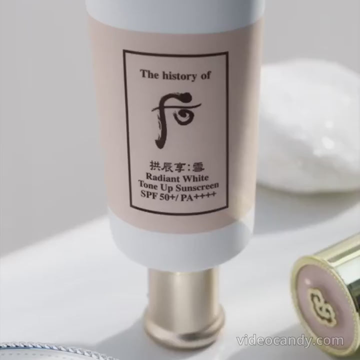 Cargar vídeo: The History of Whoo - GONGJINHYANG SEOL Radiant White Tone Up Sunscreen 50ml