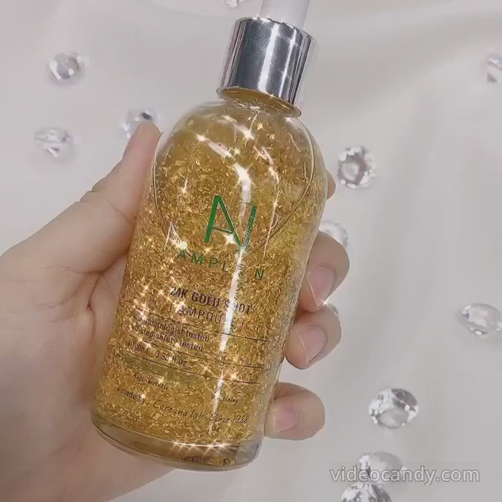 Load video: AMPLE:N 24K Gold Shot Ampoule 100ml