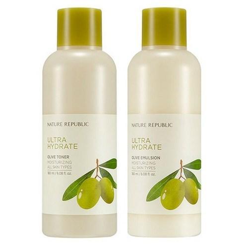 [NATURE REPUBLIC] Ultra Hydrate OLIVE Toner 180ml & Emulsion 180ml SET (Copy) - KimYoung K-beauty Shop