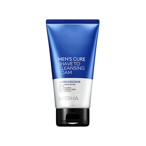 MISSHA Men's Cure Shave To Cleansing Foam 150ml [US, Japan, Germany, India, UK, Uae, France, Italy, Brazil, Canada, Russia, South Africa, Australia, Kuwait, Mexico, Indonesia, Netherlands, Saudi Arabia, UKRAIN, Finland, POLAND, Singapore, Malaysia ]