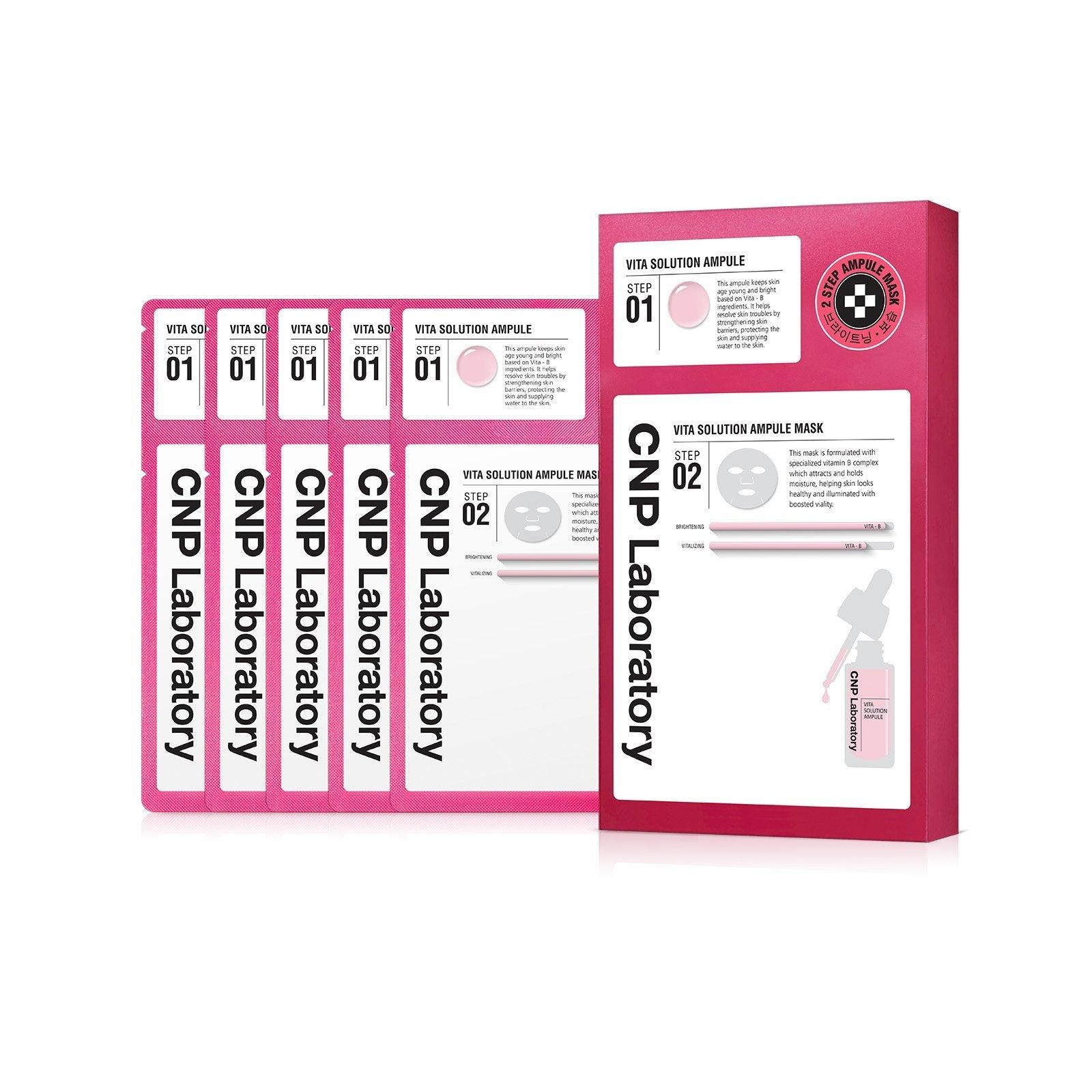 CNP 2-Step Vita-Solution Ampule Mask 5 Sheets (Copy) - KimYoung K-beauty Shop