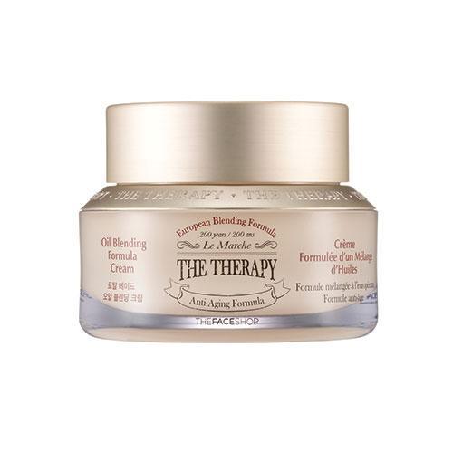 THE FACE SHOP THE THERAPY Oil Blending Formula Cream 50ml [US, Japan, Germany, India, UK, Uae, France, Italy, Brazil, Canada, Russia, South Africa, Australia, Kuwait, Mexico, Indonesia, Netherlands, Saudi Arabia, UKRAIN, Finland, POLAND, Singapore, Malaysia ]