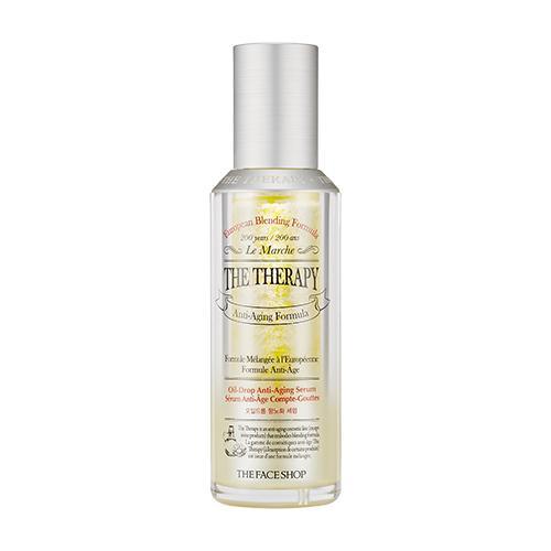 THE FACE SHOP THE THERAPY Oil-Drop Anti-Aging Serum 45ml [US, Japan, Germany, India, UK, Uae, France, Italy, Brazil, Canada, Russia, South Africa, Australia, Kuwait, Mexico, Indonesia, Netherlands, Saudi Arabia, UKRAIN, Finland, POLAND, Singapore, Malaysia ]