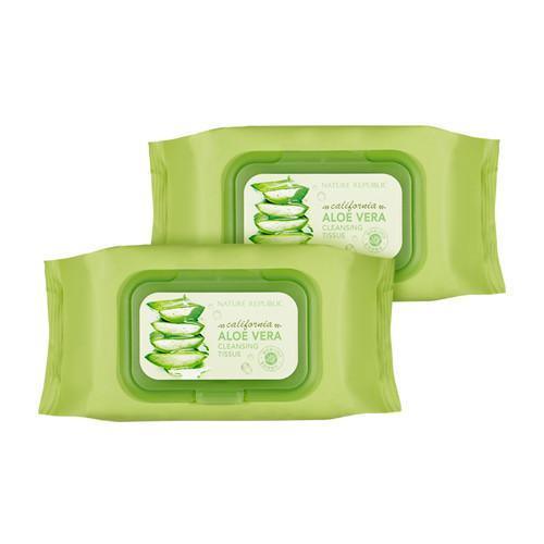 [NATURE REPUBLIC] California Aloe Vera Cleansing Tissue (1+1)