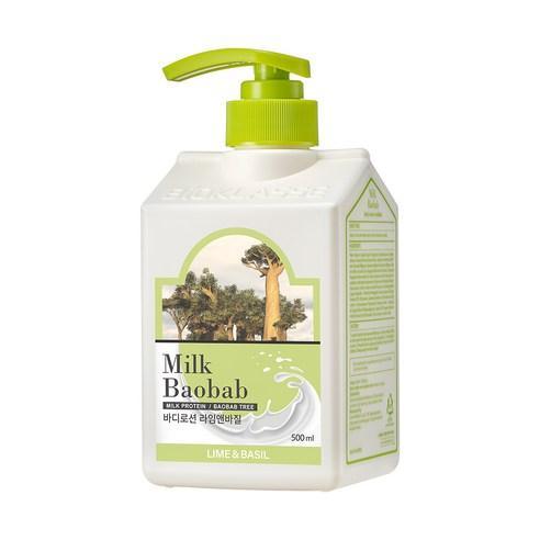 BIOKLASSE MILK BAOBAB Body Lotion 500ml - Lime & Basil