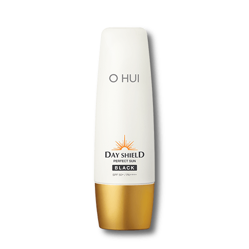 O HUI Day Shield Perfect Sun Black SPF50+ PA++++ 50ml [US, Japan, Germany, India, UK, Uae, France, Italy, Brazil, Canada, Russia, South Africa, Australia, Kuwait, Mexico, Indonesia, Netherlands, Saudi Arabia, UKRAIN, Finland, POLAND, Singapore, Malaysia ]