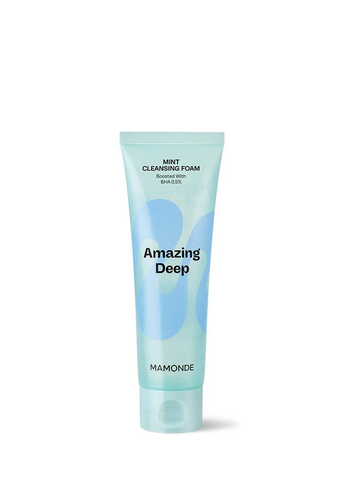 Mamonde Amazing Deep Mint Cleansing Foam 120ml [US, Japan, Germany, India, UK, Uae, France, Italy, Brazil, Canada, Russia, South Africa, Australia, Kuwait, Mexico, Indonesia, Netherlands, Saudi Arabia, UKRAIN, Finland, POLAND, Singapore, Malaysia ]