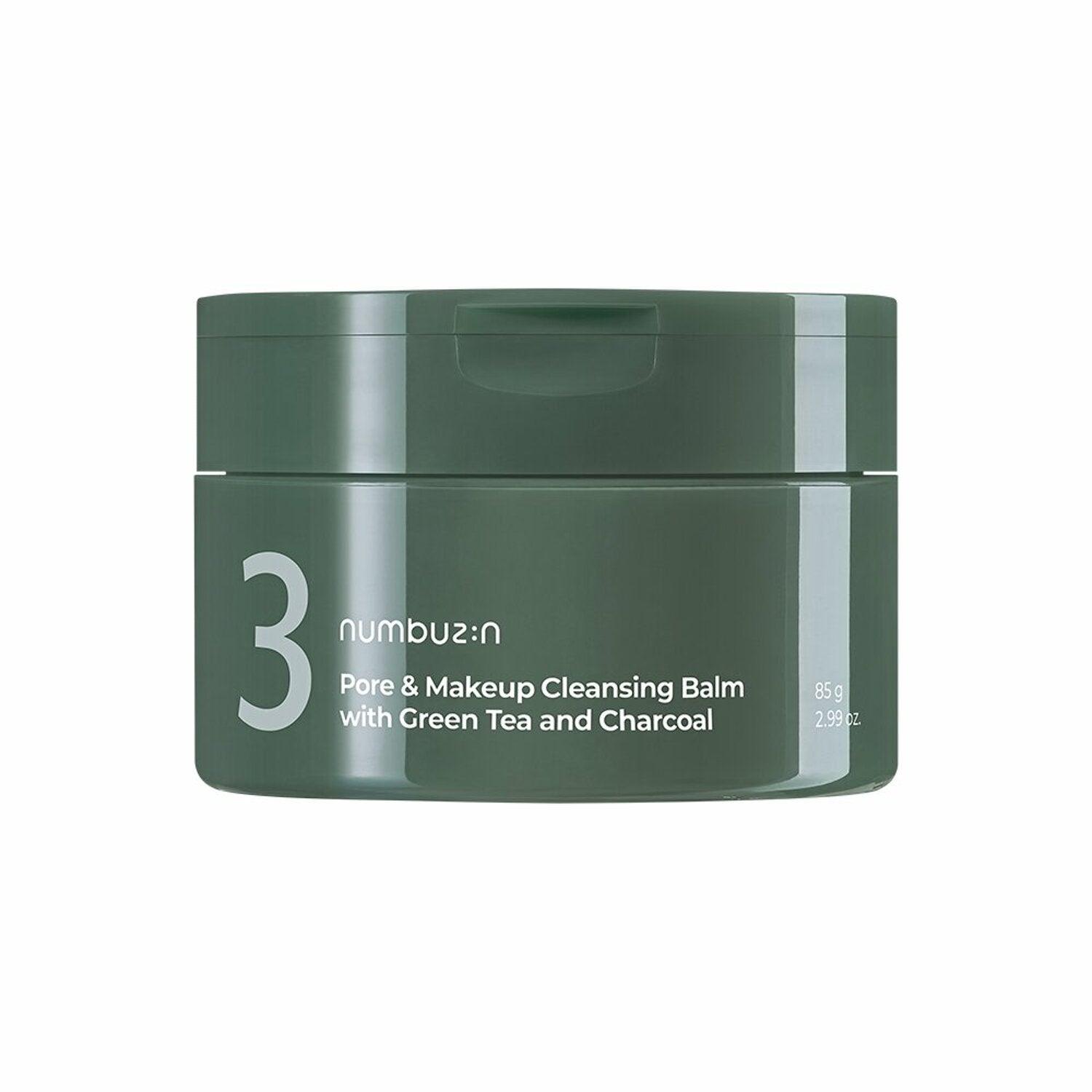 numbuzin No.3 Pore & Makeup Cleansing Balm with Green Tea and Charcoal 85g (Copy) - KimYoung K-beauty Shop