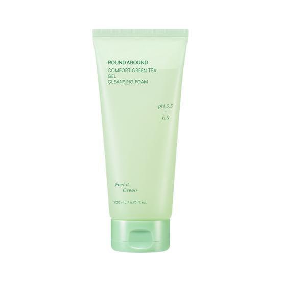 ROUND AROUND Comfort Green Tea Gel Cleansing Foam 200ml (Copy) - KimYoung K-beauty Shop