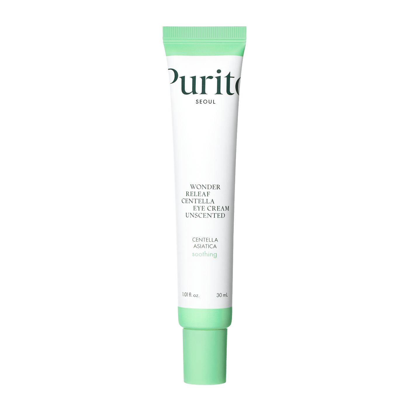 Purito SEOUL - Wonder Releaf Centella Eye Cream Unscented 30ml [US, Japan, Germany, India, UK, Uae, France, Italy, Brazil, Canada, Russia, South Africa, Australia, Kuwait, Mexico, Indonesia, Netherlands, Saudi Arabia, UKRAIN, Finland, POLAND, Singapore, Malaysia ]