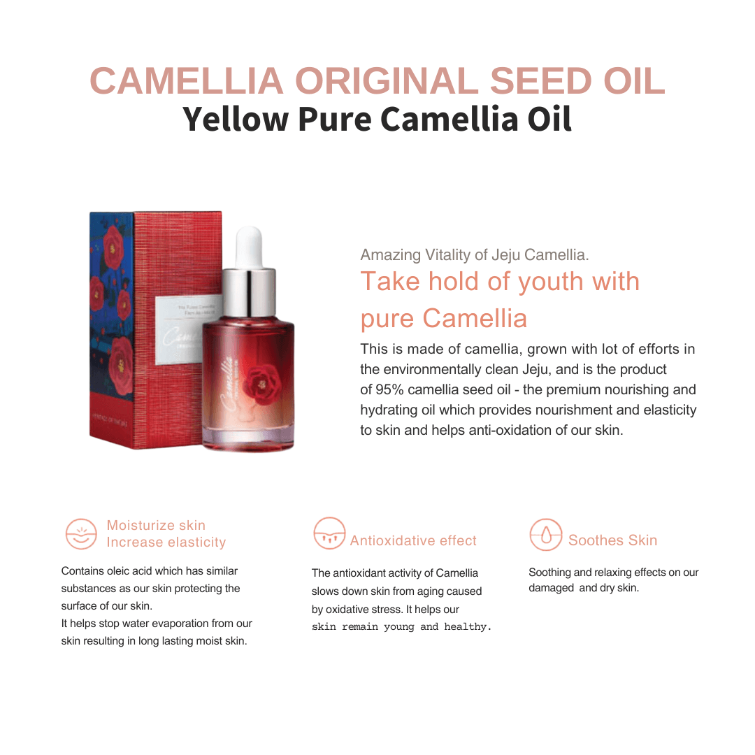 [JEJU INDI] Camellia Original Seed Oil 30ml (Copy) - KimYoung K-beauty Shop