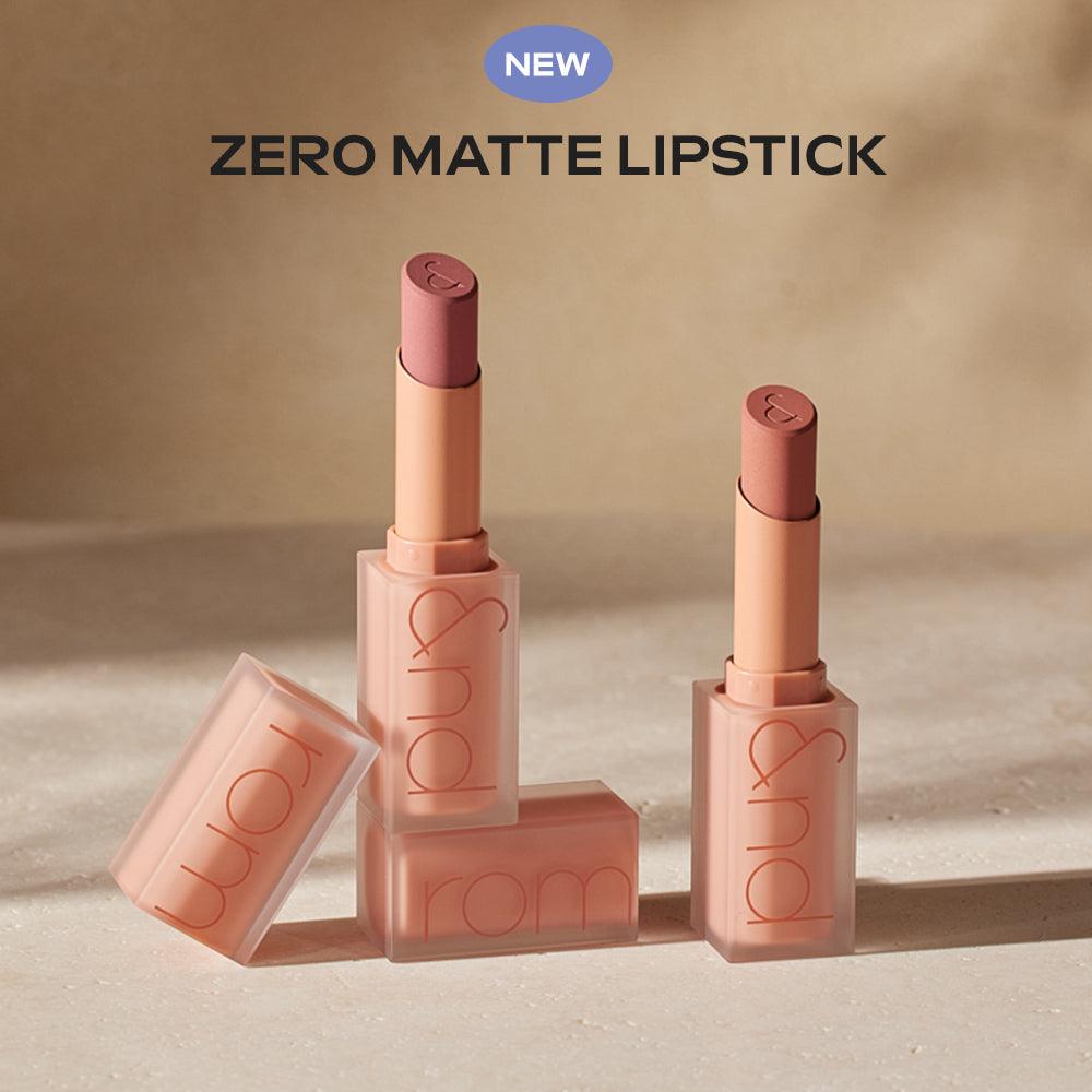 rom&nd ZERO MATTE LIPSTICK New Muteral Nude Lipstick rom&nd