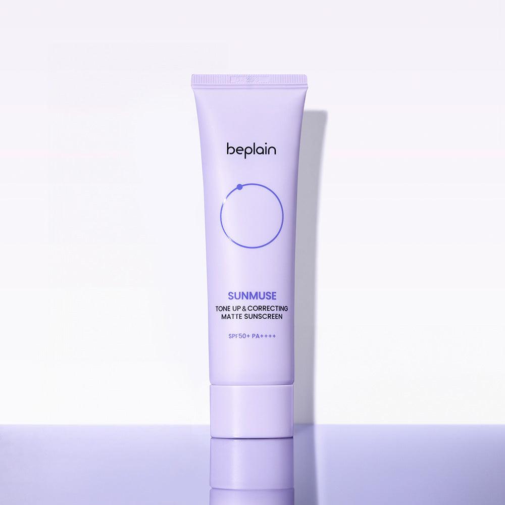 beplain Sunmuse Tone-Up & Correcting [Matte] Sunscreen (SPF50+/PA++++) 50ml (Copy) - KimYoung K-beauty Shop