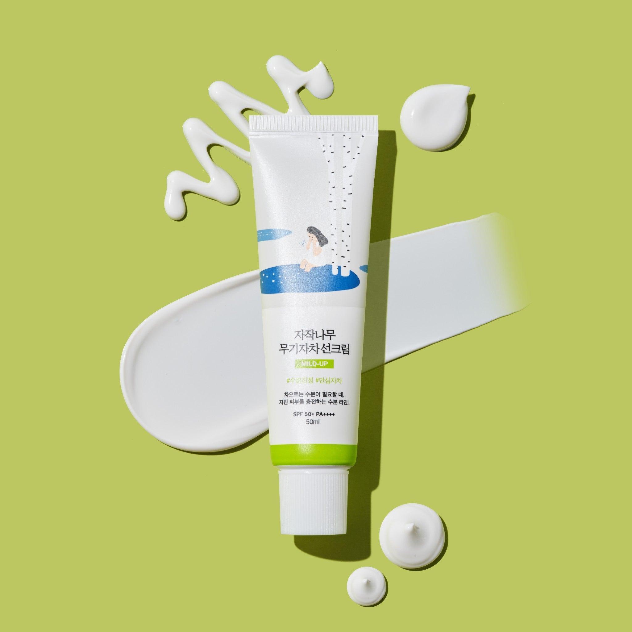 Round Lab Birch Moisturizing Mild-Up Sunscreen 50ml (SPF 50+ PA++++) (Copy) - KimYoung K-beauty Shop