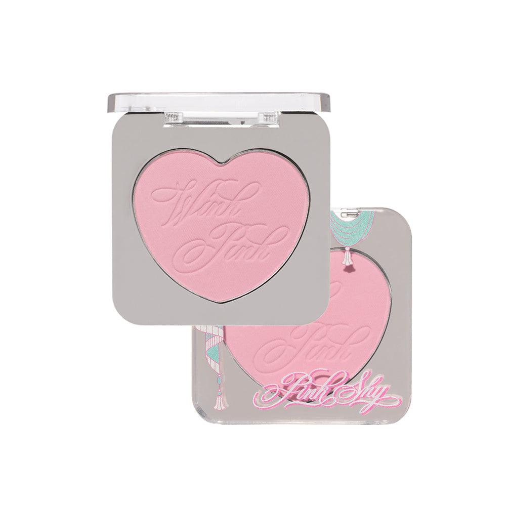 ETUDE Pink Shy Heart Pop Blusher 4g [US, Japan, Germany, India, UK, Uae, France, Italy, Brazil, Canada, Russia, South Africa, Australia, Kuwait, Mexico, Indonesia, Netherlands, Saudi Arabia, UKRAIN, Finland, POLAND, Singapore, Malaysia ]